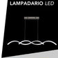TEKHOME Lampadario a Sospensione Moderno | Lampadario LED Soffitto per Soggiorno, Cucina, Camera da Letto | 3 Colore Della Luce| Lampada Sospesa | 26W | Alluminio 90x5x90 cm- A43