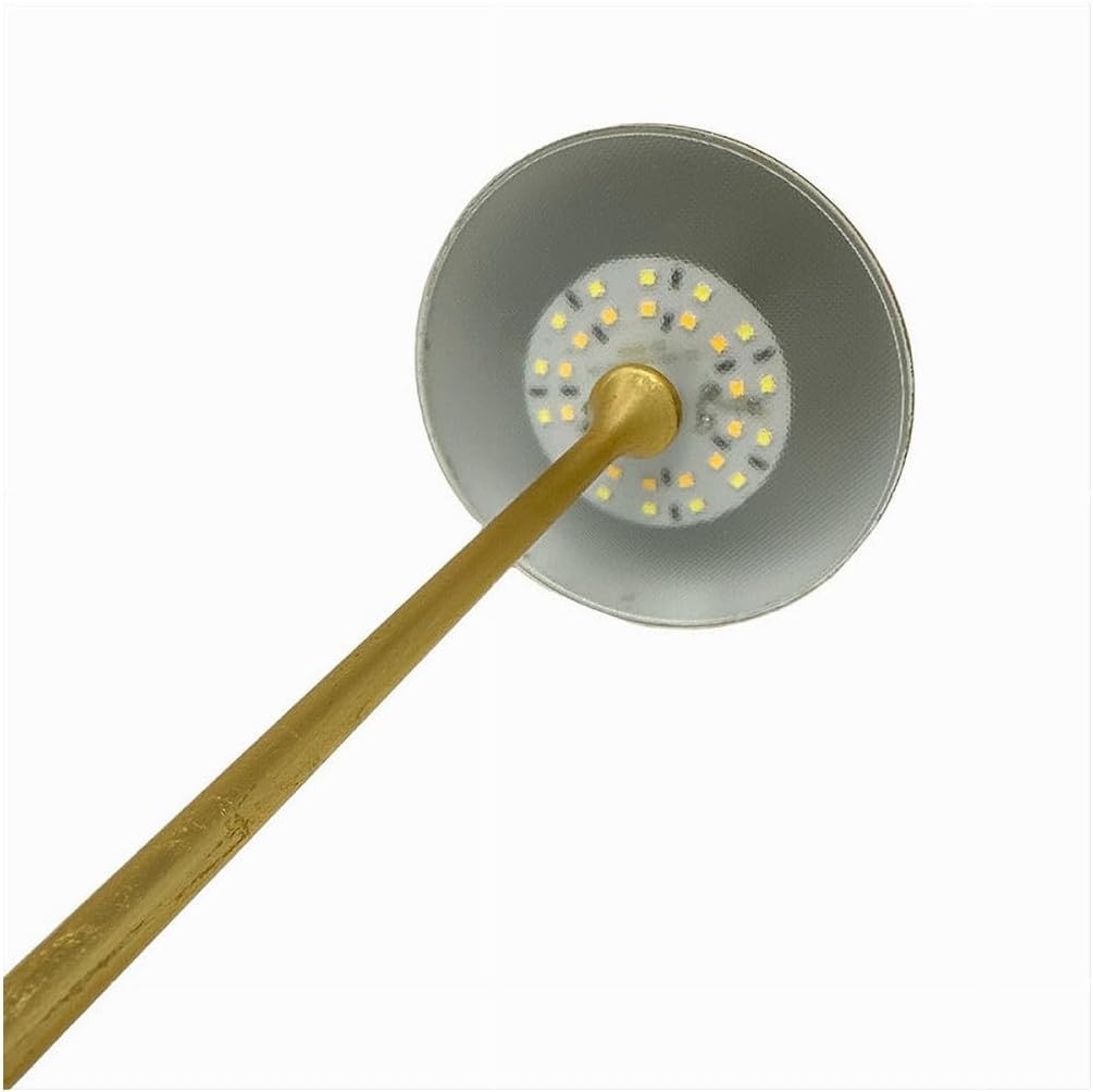Lampada da Tavolo Ricaricabile LED  – Senza Fili, 3 Temperature di Colore, Dimmerabile Touch, USB, Moderna per Ristorante, Camera, Comodino D27-3C