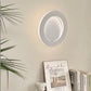 TEKHOME Applique LED da Parete 15W Rotonda Moderna 3 Colori 3000K-6500K Bianca, Lampada da Muro Creativa per Camera da Letto, Soggiorno, Corridoio AQ17-3C