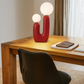 Lampada da Tavolo Design  – Attacco G9, Lampada Decorativa Moderna in Resina, Stile Artistico per Soggiorno, Camera da Letto, Comodino D14
