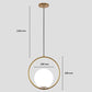 Lampadario bronzo sospensione LED cerchio pendente G9 paralume globo vetro luce tavolo cucina soggiorno ristorante A97