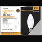 6 Pezzi Lampadina LED Candela E14 9W (≈82W) – 820 Lumen, CRI>80, 230V, Fascio 220°– 3000K/4000K/6500K C36-9