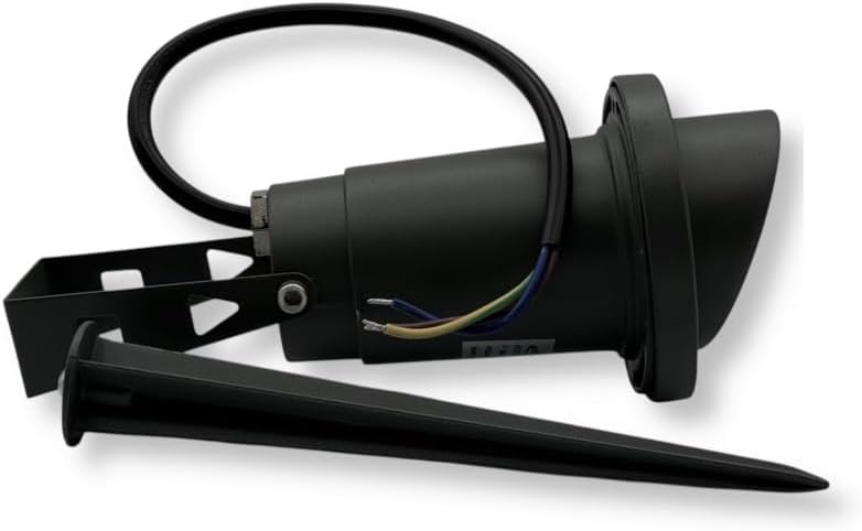 Faretto da Giardino con Picchetto IP65 per Esterno, Attacco GU10, Orientabile, Alluminio, Impermeabile, Ideale per Illuminazione Giardino, Vialetti e Piante – Modello ET-01
