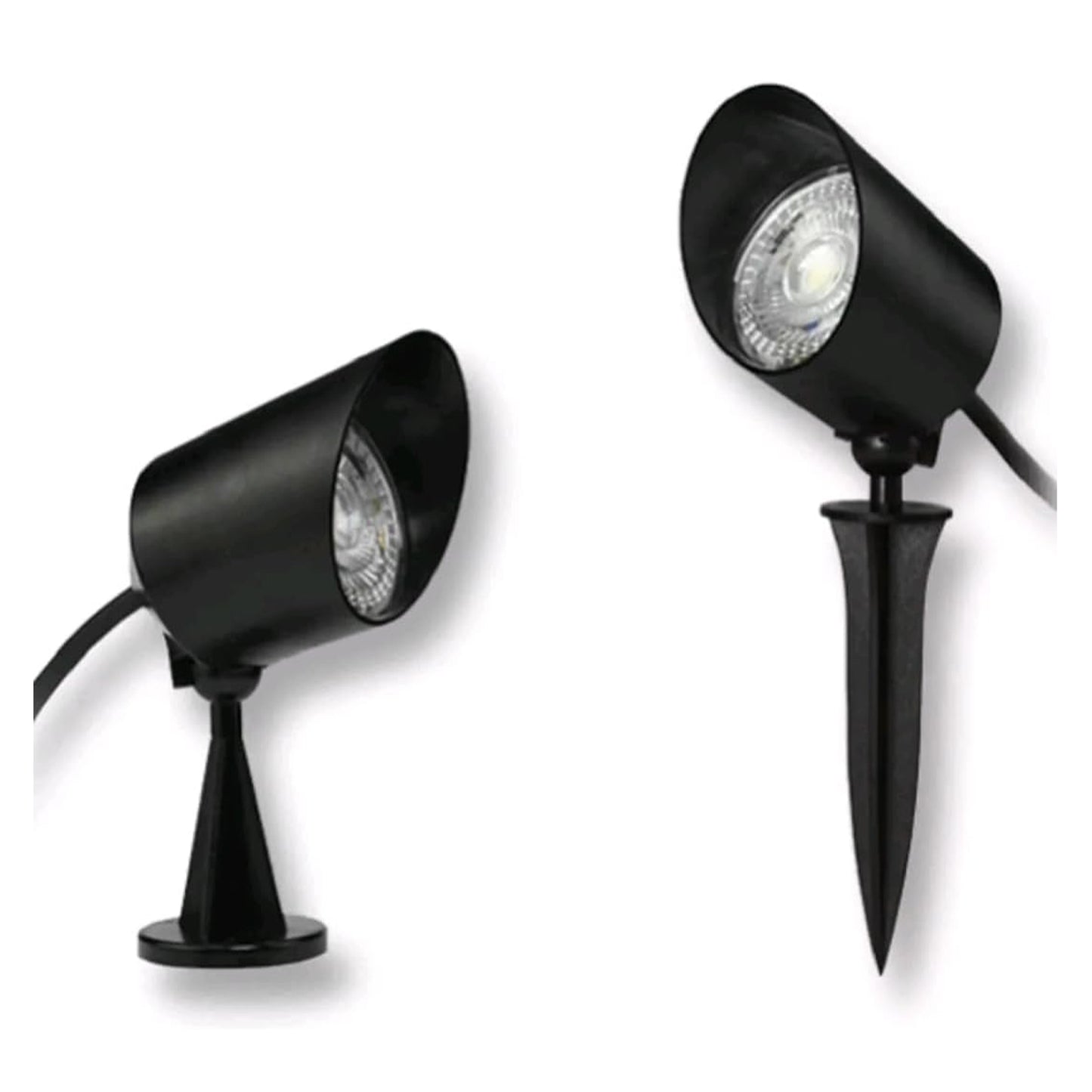 Faretti da Giardino LED 7W IP65 con Picchetto, Angolo 30°, Lampada da Esterno per Vialetti, Giardino, Facciate – 3000K / 4000K – Universale per Illuminazione Esterna-110