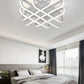 TEKHOME Plafoniera da Soffitto LED 58 W Lampadario Moderno Luce 6500k 4000k 3000k C41