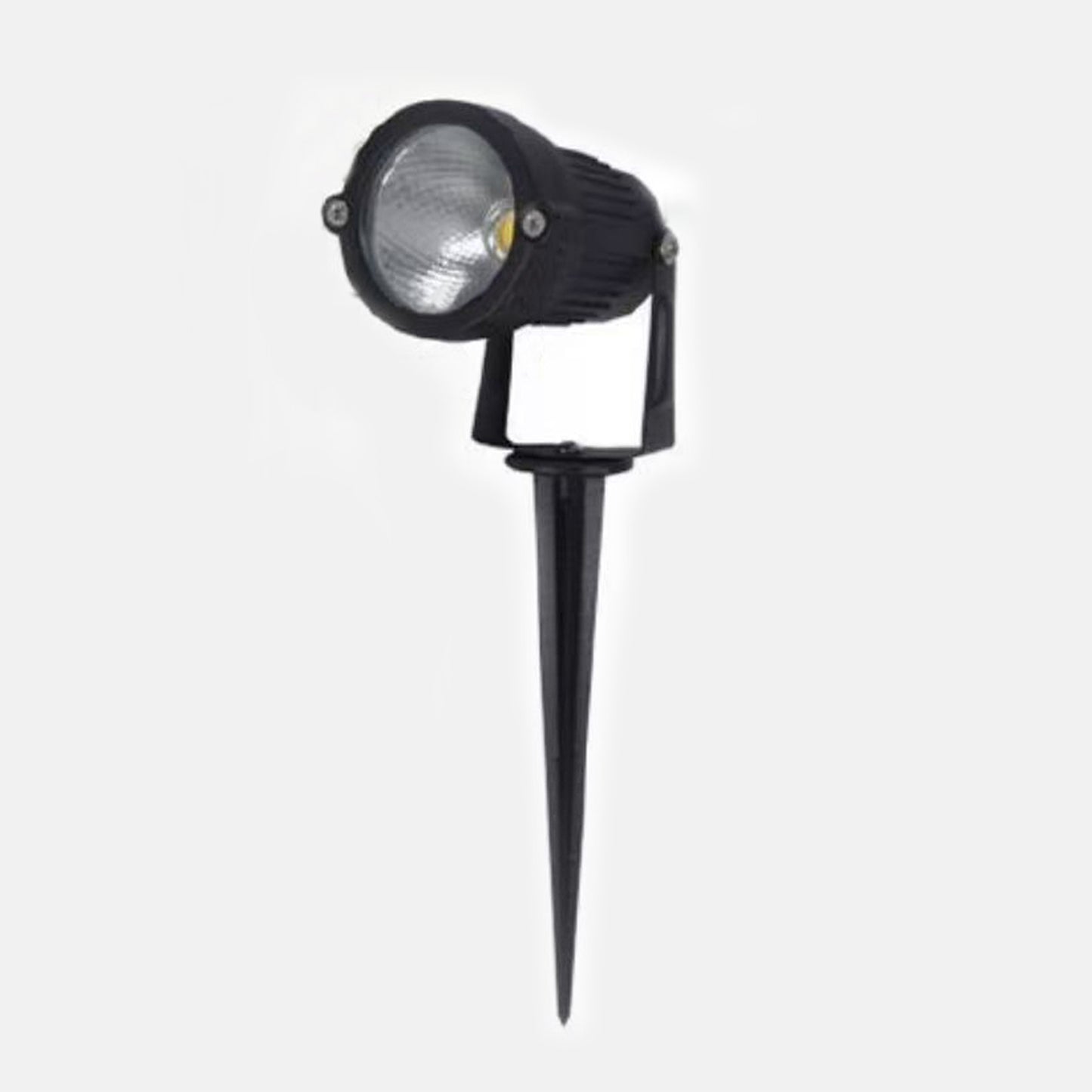 TEKHOME Faretto da Giardino LED IP65 5W 660LM, Lampada da Terra per Esterno con Picchetto, Orientabile, in Alluminio e Vetro Temperato, per Prato, Sentiero e Aiuole – 3000K/4000K/6500K