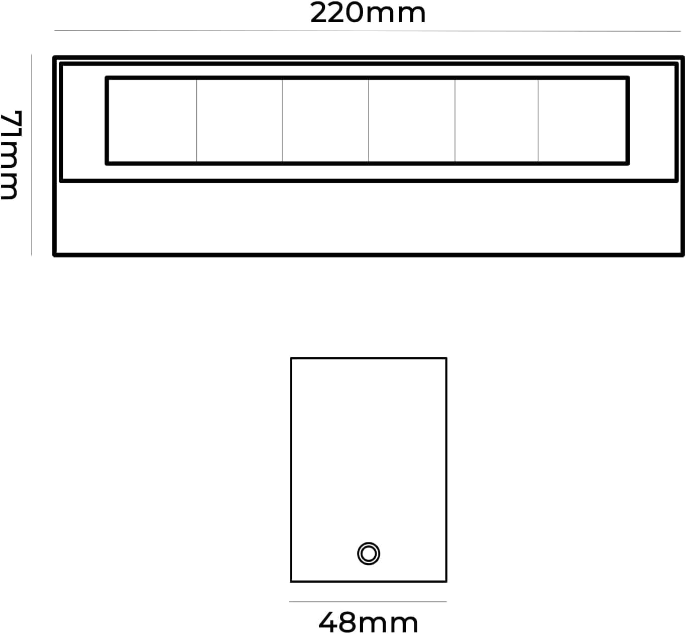 Applique LED da Esterno 14W IP65, Lampada da Parete Moderna in Alluminio e Vetro, 1100LM, Luce da Facciata Impermeabile per Giardino, Terrazza e Ingresso - Bianco/Grigio 176