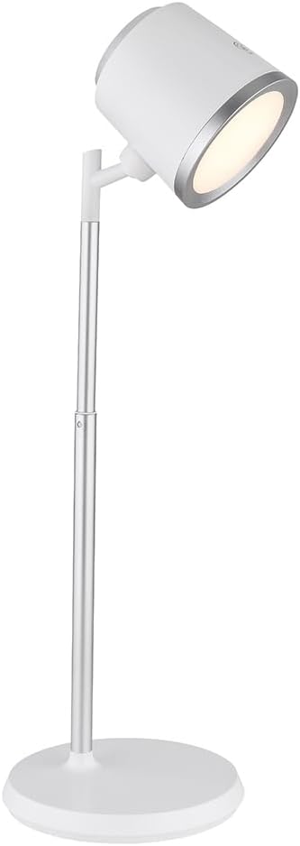 Lampada da Tavolo LED Ricaricabile 6W, 3 Temperature di Colore 3000K-4000K-6500K, Batteria 18650, Luce Orientabile, Moderna per Scrivania, Comodino, Studio BL-1005