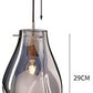 Lampade a Sospensione in Vetro colorato Lampadario Semplice e Moderno in Ferro Illuminazione a Sospensione per Bar Ristorante Portico Corridoio Lampada a Sospensione E27 Base LP-20A