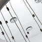 Lampada A Sospensione LED 80watt Design Goccia A Cascata LP-18