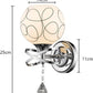 TEKHOME Applique da parete moderna Zona pranzo Illuminazione da parete Lampada da parete in ferro Ombrello in vetro Faretto da parete Sala da pranzo E10