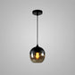 Lampadario a Sospensione Industriale LP-12N, Attacco E27, Altezza Regolabile 120 cm, Paralume in Vetro e Alluminio, Ø21cm, Stile Moderno per Casa, Hotel, Corridoio, Supermercato LP-12N