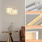 Applique LED Moderna 24W da Parete, CCT Switch 3000K/4000K/6500K, Lampada da Muro Design Geometrico per Soggiorno Camera Corridoio, IP20 – Serie AQ34