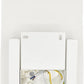 Applique da Parete in Gesso Bianco E14 Design Moderno Verniciabile per Interni GS-E86