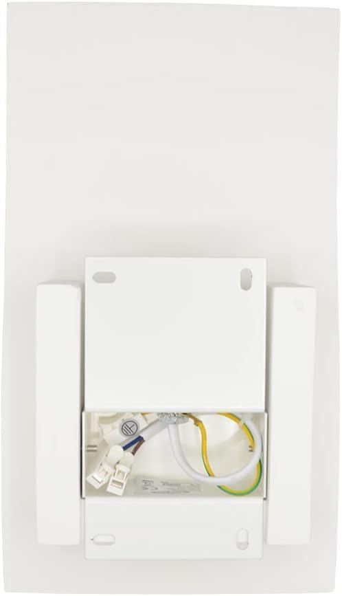 Applique da Parete in Gesso Bianco E14 Design Moderno Verniciabile per Interni GS-E86