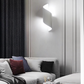 TEKHOME Applique da Parete Moderna Bianca E53-B, Portalampada G9, Design Elegante in Alluminio e Ceramica, Lampada da Muro Interni per Soggiorno, Camera da Letto e Corridoio