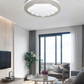 TEKHOME Plafoniera LED Moderna 46W con Telecomando e Bluetooth, Dimmerabile 3000K-6500K, Ø48cm, Design a Conchiglia, Luce Soffitto per Soggiorno Camera da Letto, IP20, CRI＞80, 3680LM, PN-11-3C