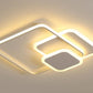TEKHOME Plafoniera LED 48W Design Quadrato Sovrapposto Bianca Stile Moderno per Interni IP20 per Corridoio Soggiorno Camera da Letto C31-3C
