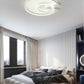 TEKHOME Lampada da soffitto a LED 50 cm 32 W Lampada da soggiorno Lampadario in ferro battuto PN-04