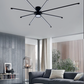 TEKHOME Lampadario da soffitto a led 43 watt plafoniera lampada moderna Bianco/Nero luce 3000K/4000K/6500K PN-27