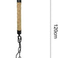 LAMPADARIO CORDA IN CANAPA PORTALAMPADA E27 PARALUME CAMPANA STILE RETRÒ B24-1