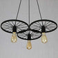 Lampadario a sospensione design ruota LP-86
