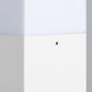 Lampione da Giardino 74cm IP44 per Esterno, Attacco E27, Palo Luce da Esterno in Alluminio, Lampada da Cortile/Viale/Terrazza – Nero/Bianco (Senza Lampadina) 740