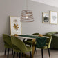 Lampadario a Sospensione E27 Moderno, Lampada a Soffitto Design Industriale in Metallo per Cucina Isola Tavolo da Pranzo, Stile Minimal con Paralume a Spirale, No Lampadina A08