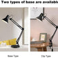 Lampada da Scrivania Orientabile E27 in Metallo – Lampada da Tavolo Moderna con Braccio Regolabile, Base Stabile, per Studio, Ufficio, Cameretta D11