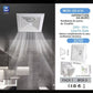 Aspiratore da Muro 10”, Ventola di Scarico per Bagno e Cucina, 30W, 220 m³/h, Silenzioso 35 dB, Motore in Rame, Ø150 mm – E-GD-A10