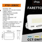 Faro LED Esterno CCT IP66 – 10W/20W/30W/50W/100W/200W – Selettore 3000K-4000K-6500K – Faretto LED da Esterno in Alluminio, Bianco o Grigio FT01