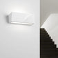 Applique da Parete in Gesso Verniciabile, Attacco G9, Luce Diretta/Indiretta, Lampada da Muro Moderna per Interni – GS-E78