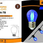 Lampadine LED E27 G45 4W, Confezione da 5 Pezzi, 440LM, 3000K/4000K/6500K e Colori Rosso Verde Blu, Lampadine Decorative in Vetro Trasparente, Luce a 360°, Basso Consumo, Modello G45A-T