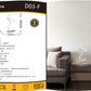 Lampada da Tavolo LED Moderna – 12W, Design Artistico a S, CRI≥80, 3000K / 4000K / 6500K, Lampada da Comodino e Scrivania, Interno IP20- D03