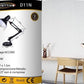 Lampada da Scrivania Orientabile E27 in Metallo – Lampada da Tavolo Moderna con Braccio Regolabile, Base Stabile, per Studio, Ufficio, Cameretta D11