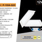 Faretto LED da Incasso Quadrato 12W 1200LM, 3 Colori Selezionabili 3000K 4000K 6500K, Pannello LED Ultrasottile 175x175mm, Foro 155x155mm, Fascio 120°, CRI≥80, 1 Pezzo, P-155A-Q3C