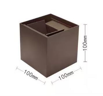 Applique da Esterno LED 12W IP65 – Lampada da Parete Regolabile con Fasci di Luce su e giù, CCT Switch 3000K/4000K/6500K, Alluminio Impermeabile per Facciata e Giardino ES46-3C