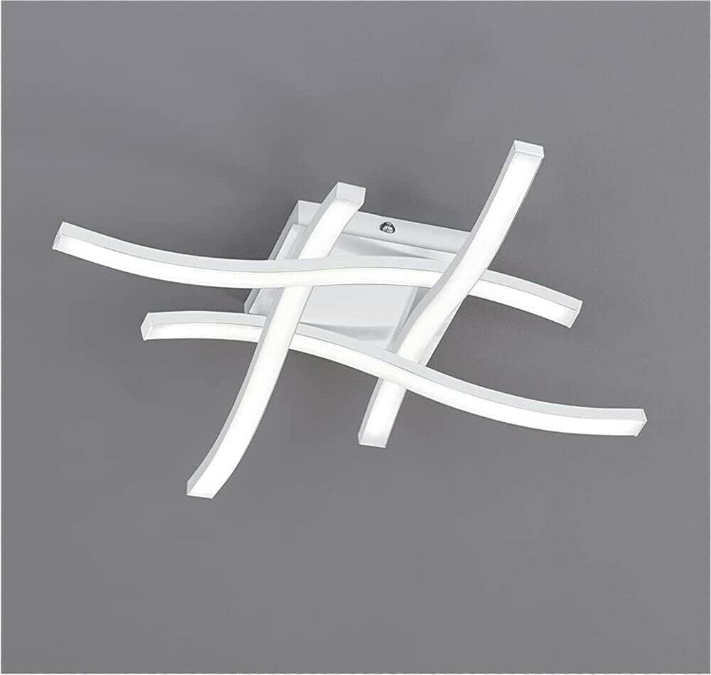 TEKHOME Plafoniera led luce bianca calda naturale lampadario 31 w 3 colori stile moderno C05-3C