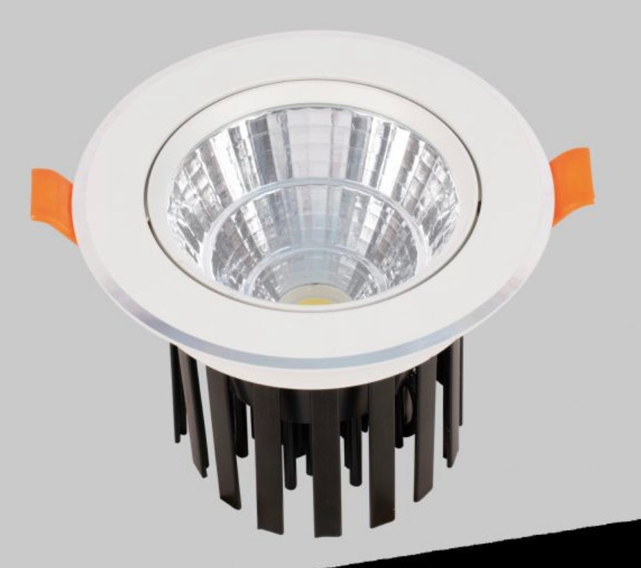 Faretto LED da Incasso 12W, 1080LM, CCT 3 Colori 3000K 4000K 6500K, Faretto per Cartongesso e Controsoffitto, Foro Ø90 mm, Fascio 24°, CRI ≥80, AC 100-240V, 1 Pezzo, P-90-3C