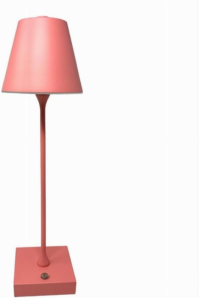 Lampada da Tavolo Ricaricabile LED  – Senza Fili, 3 Temperature di Colore, Dimmerabile Touch, USB, Moderna per Ristorante, Camera, Comodino D27-3C