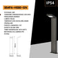 Lampione da Giardino Moderno 10W, Paletto Luce LED Esterno 4000K, IP54 Impermeabile, H580mm, Lampada da Esterno per Vialetti, Cortile, Giardino – Alluminio 954PA-H580