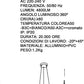 TEKHOME LAMPADARIO LED A SOSPENSIONE MODERNO INTRECCIATO CON FINITURA CROMATA 60W 3000K - 4000K - 6500K A50 (ARGENTO 3 COLORE)