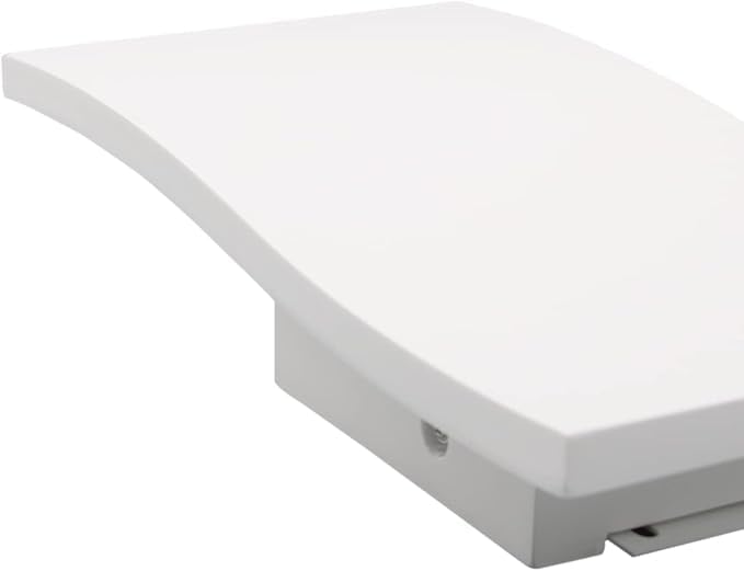 Applique da Parete in Gesso Bianco E14 Design Moderno Verniciabile per Interni GS-E86
