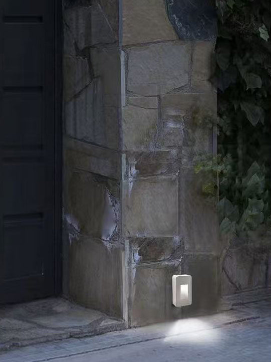 Applique da Esterno LED 12W IP65 – Lampada da Parete o Segnapasso in Alluminio, Impermeabile, Luce Decorativa per Muro, Giardino e Scale, Design Moderno ES62