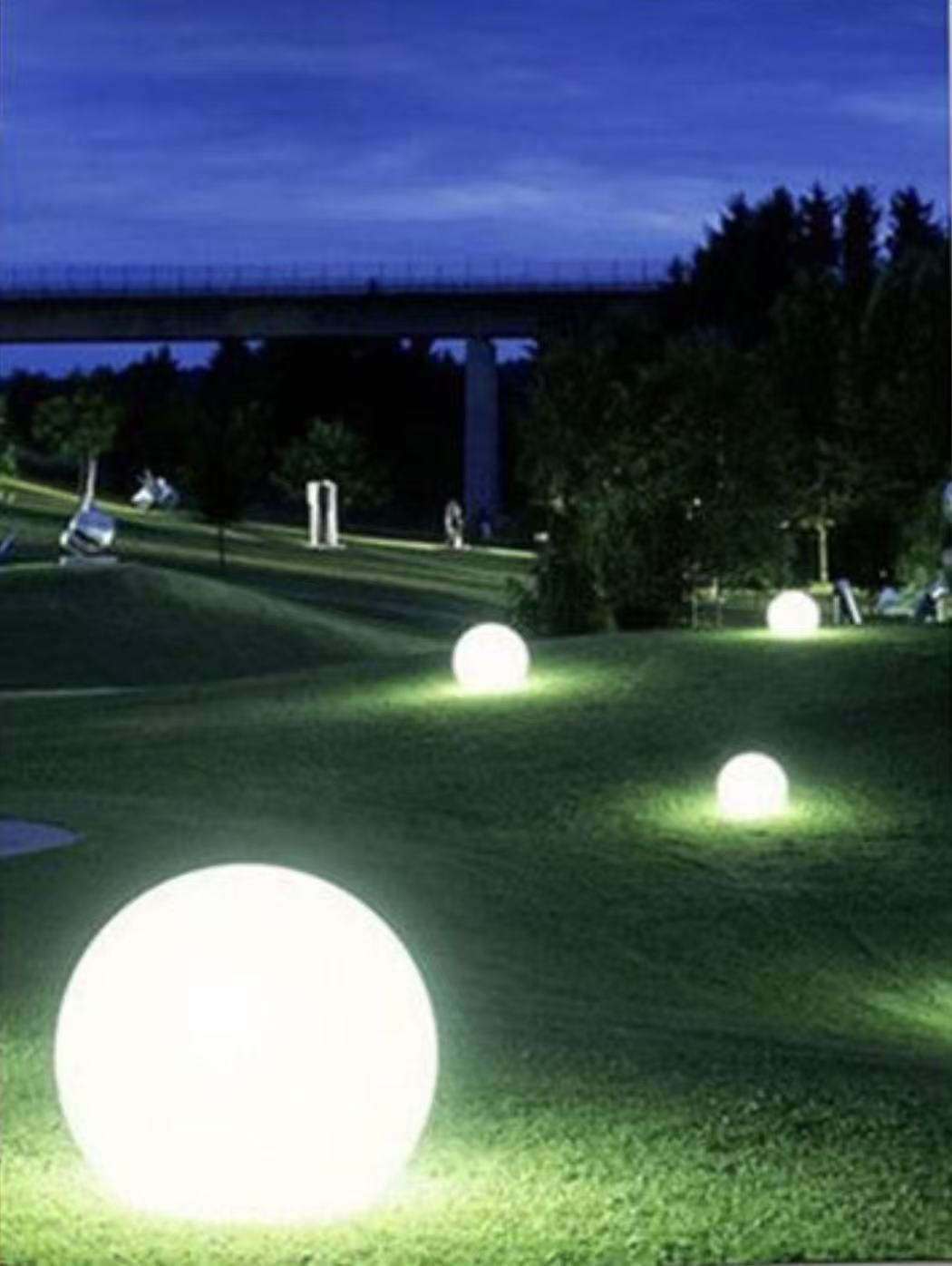 Lampada da Giardino a Sfera IP65 per Esterni, Attacco E27, 12–24V, Luce Decorativa per Giardino, Terrazza e Vialetti – Serie ES50