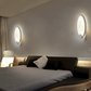 TEKHOME Applique da Parete LED Moderna 9W, Lampada da Parete Bianca Design Ovale, Luce Calda 3000K / Naturale 4000K / Fredda 6500K, 450LM, per Camera da Letto, Soggiorno e Corridoio E25