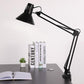 Lampada da Scrivania Orientabile E27 in Metallo – Lampada da Tavolo Moderna con Braccio Regolabile, Base Stabile, per Studio, Ufficio, Cameretta D11