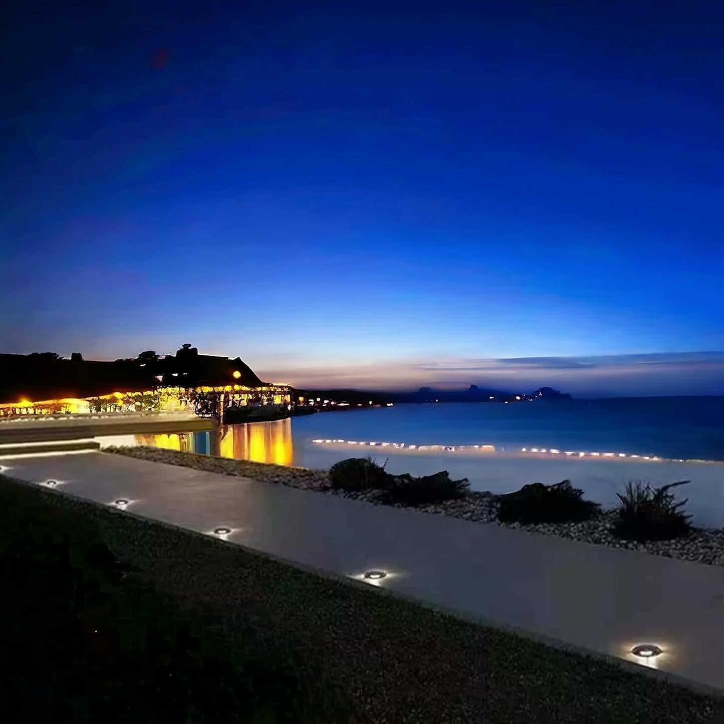 Faretto da Incasso da Terra LED IP67 1W per Esterno, Corpo Nero, Ultra Resistente, Illuminazione per Giardino, Scale, Percorsi – 360° Fascio Luminoso-324