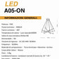 Lampadario LED SOLE 55W A05