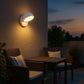 Applique LED da Esterno 12W IP54, Lampada da Parete Moderna Rotonda in Alluminio e Vetro, 720LM, Impermeabile per Facciata, Balcone e Giardino 570
